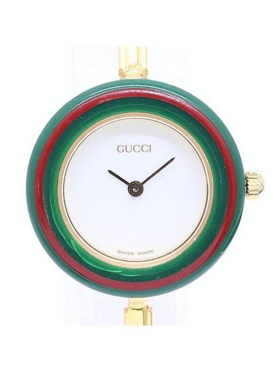 Gucci Change Bezel 11 12.2 Quartz White Dial Watch